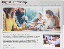 Tablet Screenshot of digitalcitizenship.org